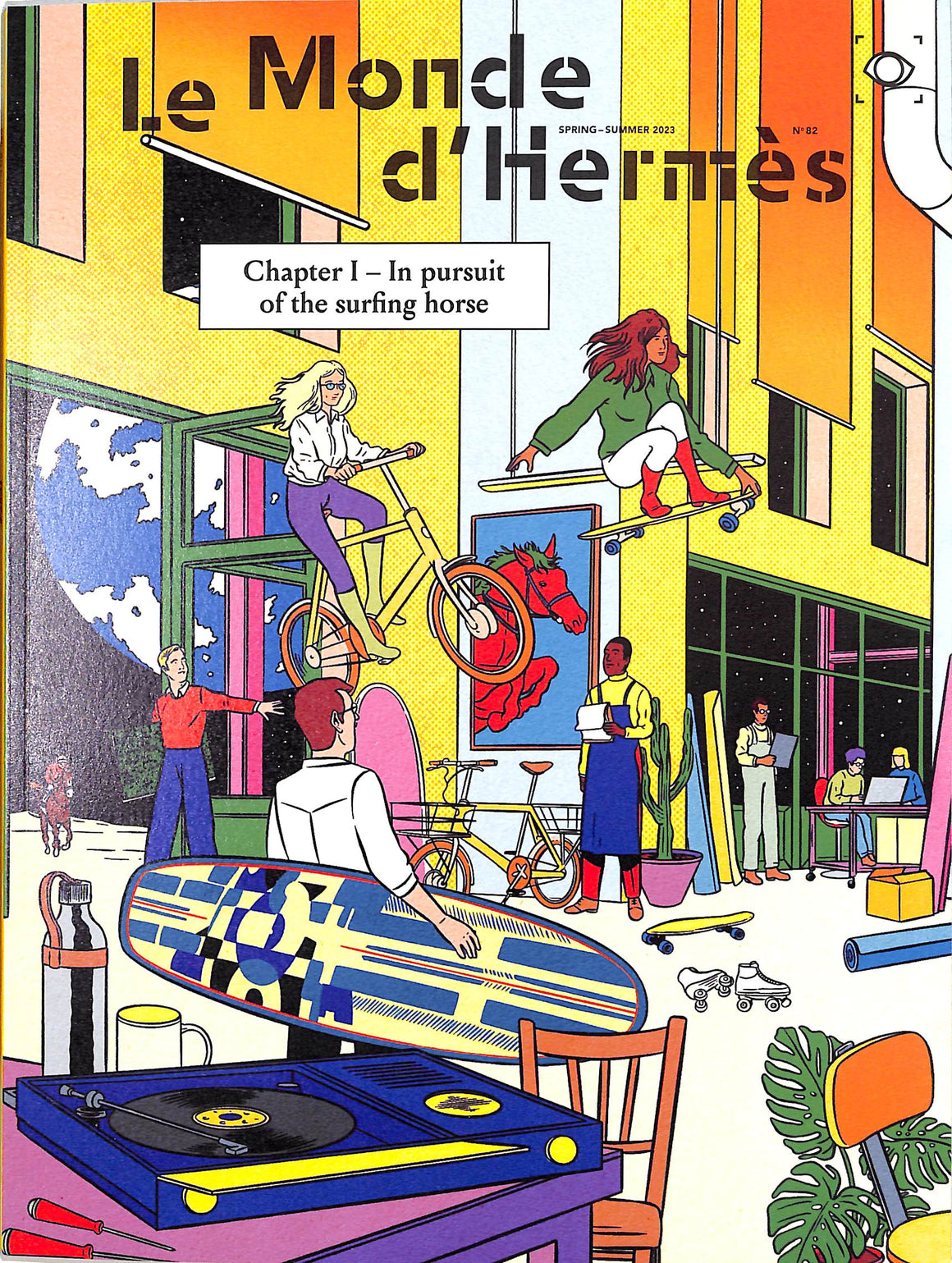 "Le Monde D'Hermes Spring-Summer 2023 No 82" (SOLD)