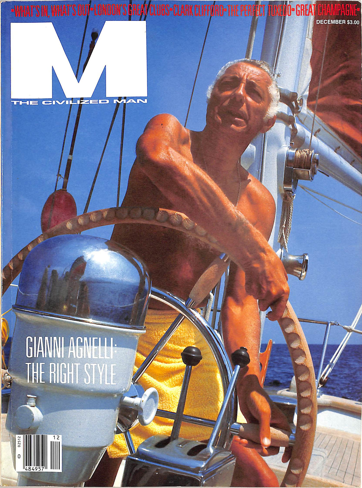 M The Civilized Man Gianni Agnelli: The Right Style December 1983
