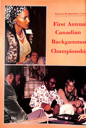Backgammon Illustrated Collector's Edition Magazine Number 1