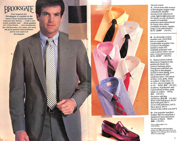 Brooks Brothers Spring 1984 Brooksgate Catalog