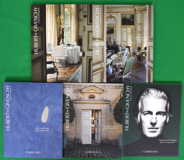 Slipcase Set x 5 Hubert de Givenchy Collectionneur Auction Catalogs