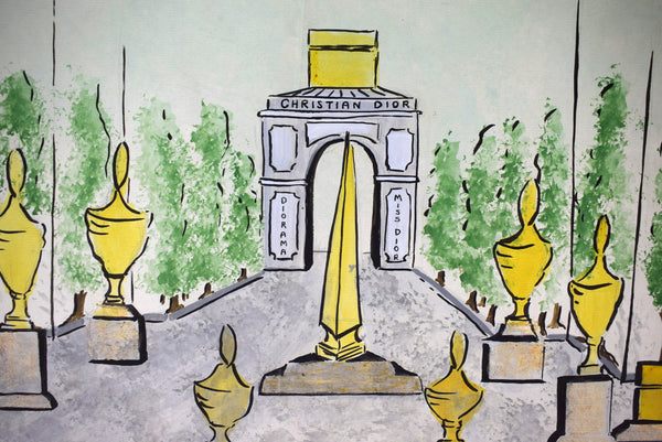 Christian Dior c1950s Original Advertising Artwork