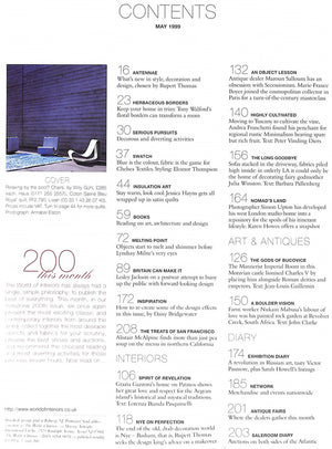 The World Of Interiors: 200th Issue May 1999