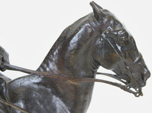American Polo Player, John R. Fell on Pony (SOLD)