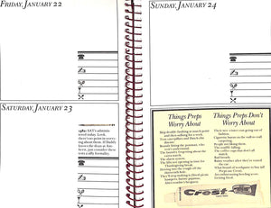 "The Official Preppy Desk Diary 1982" BIRNBACH, Lisa