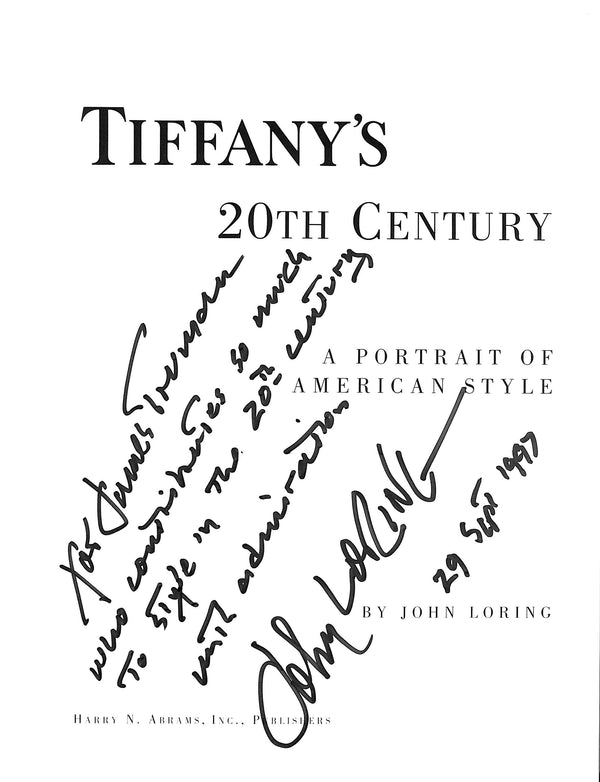 Tiffany's 20th Century: A Portrait Of American Style