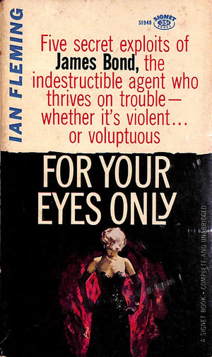 "For Your Eyes Only" 1961 FLEMING, Ian