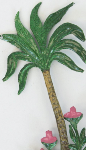Lead Palm Tree w/ Flowers