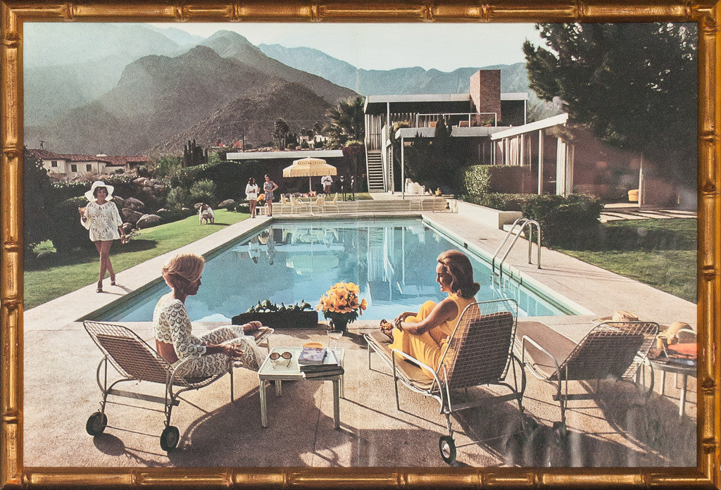 "Palm Springs Pool Scene" (SOLD)