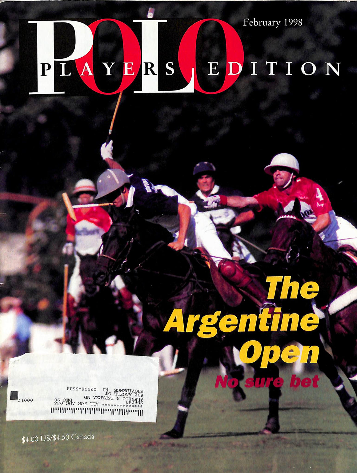 Polo Magazine: The Argentine Open February 1998