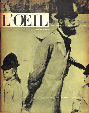L'ŒIL Revue D'ArtNumero 9, Septembre 1955 (SOLD)