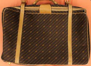 "Gucci Of Italy Canvas c1970s Suitcase"