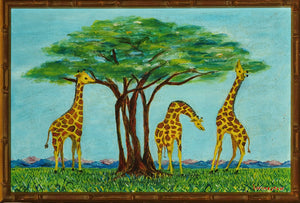 Three Giraffes (SOLD)