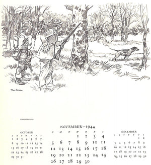 Paul Brown Calendar for Brooks Brothers 1944
