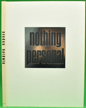"Nothing Personal" 1964 AVEDON, Richard (INSCRIBED to D.D. Ryan)