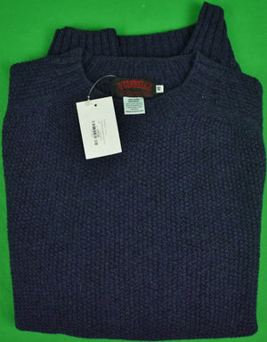 "O'Connell's Shetland Seed Stitch Wool Crewneck Sweater" Sz: 48" (NWT) (SOLD)
