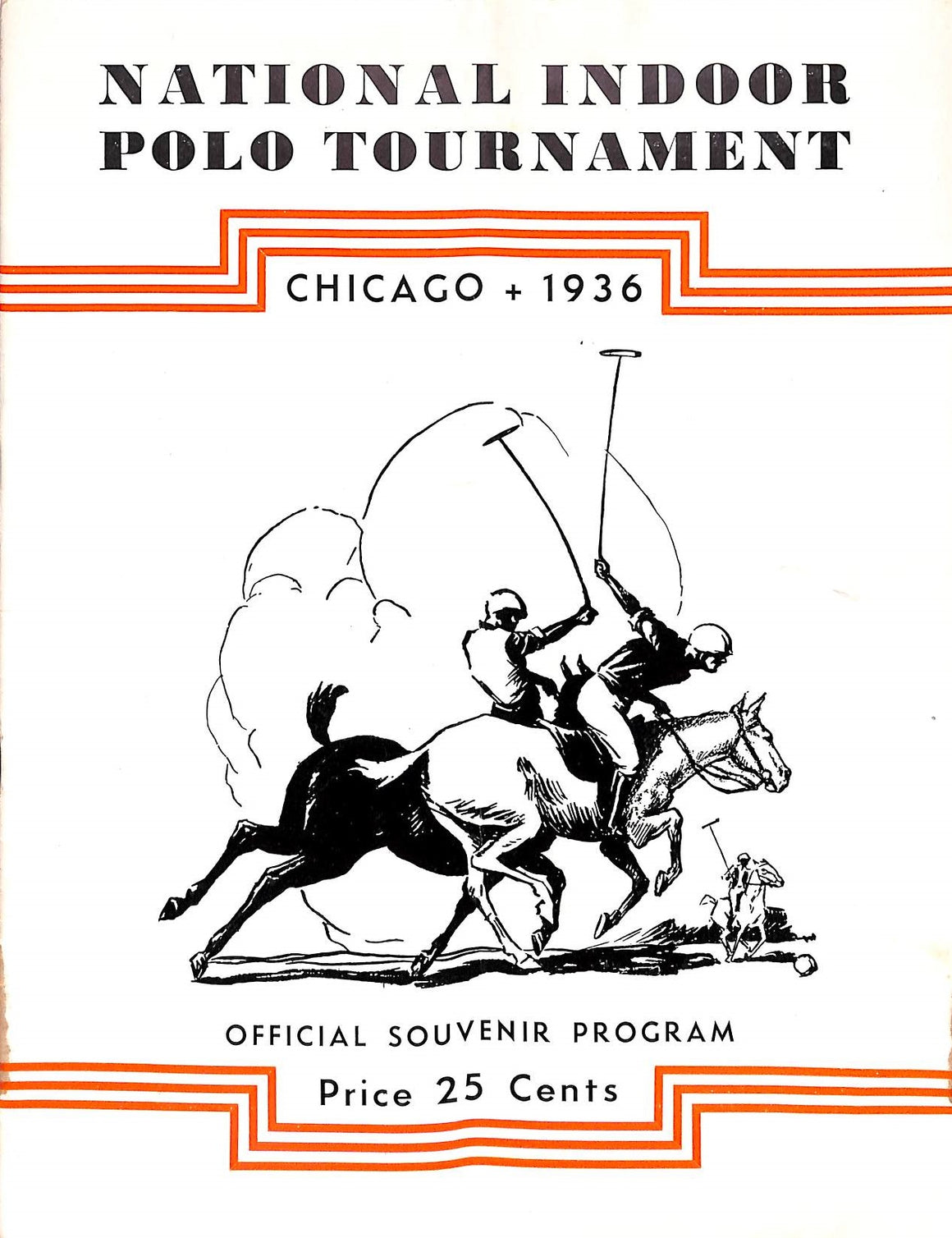 "National Indoor Polo Tournament Chicago 1936"