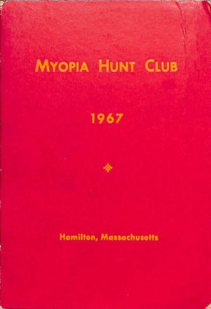 "Myopia Hunt Club Members' Booklet" 1967 (SOLD)