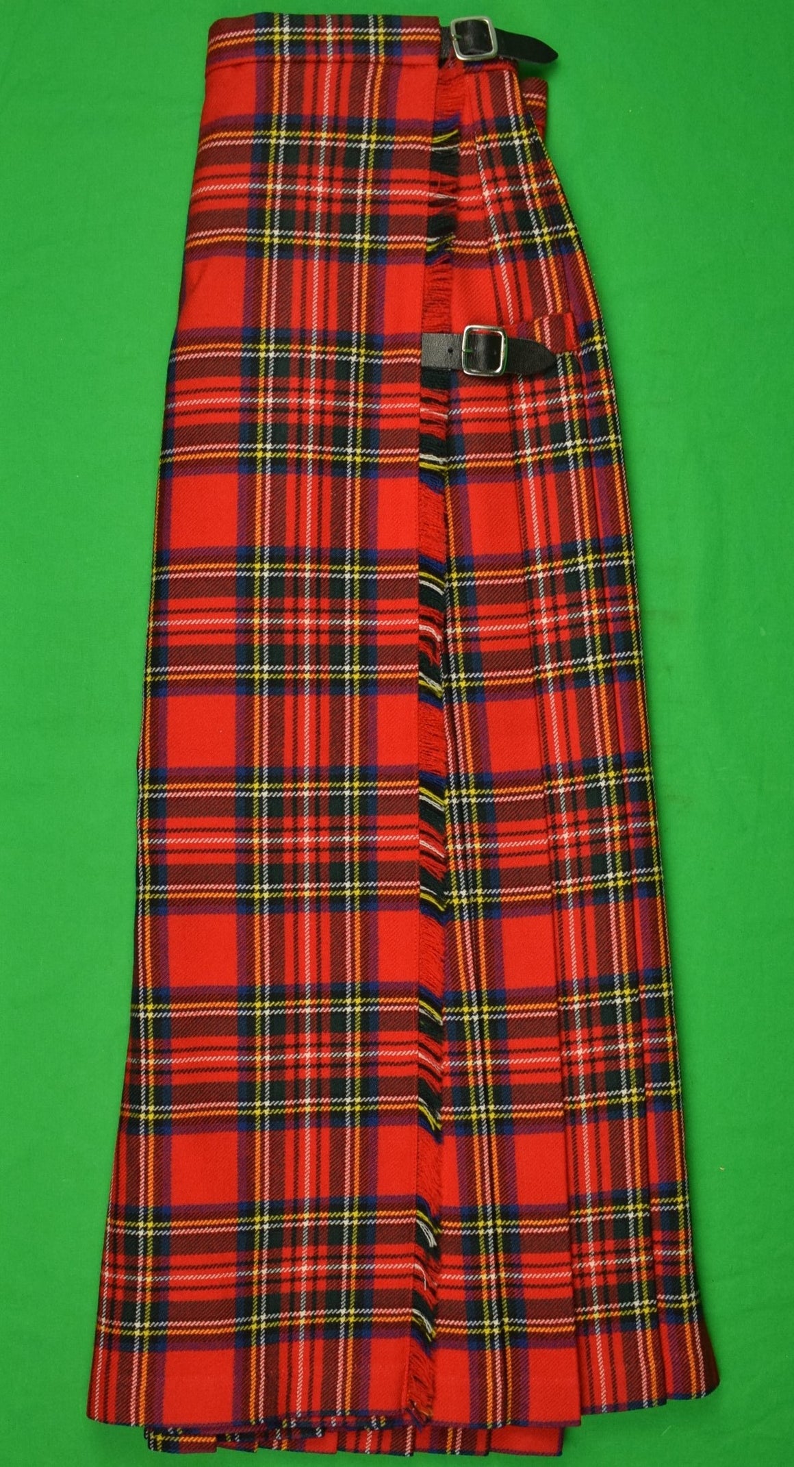 Brooks Brothers Royal Stewart Tartan Wool Pleated Kilt Skirt Sz: 10 (Deadstock w/ BB Price Tag!)