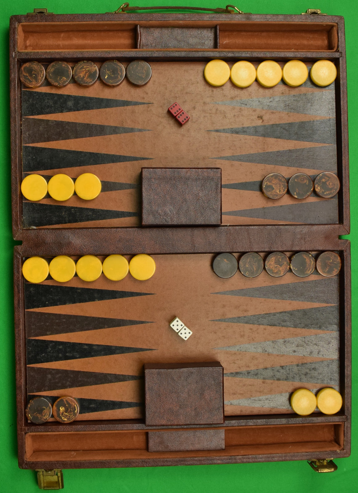 "Vintage Backgammon Board Set"