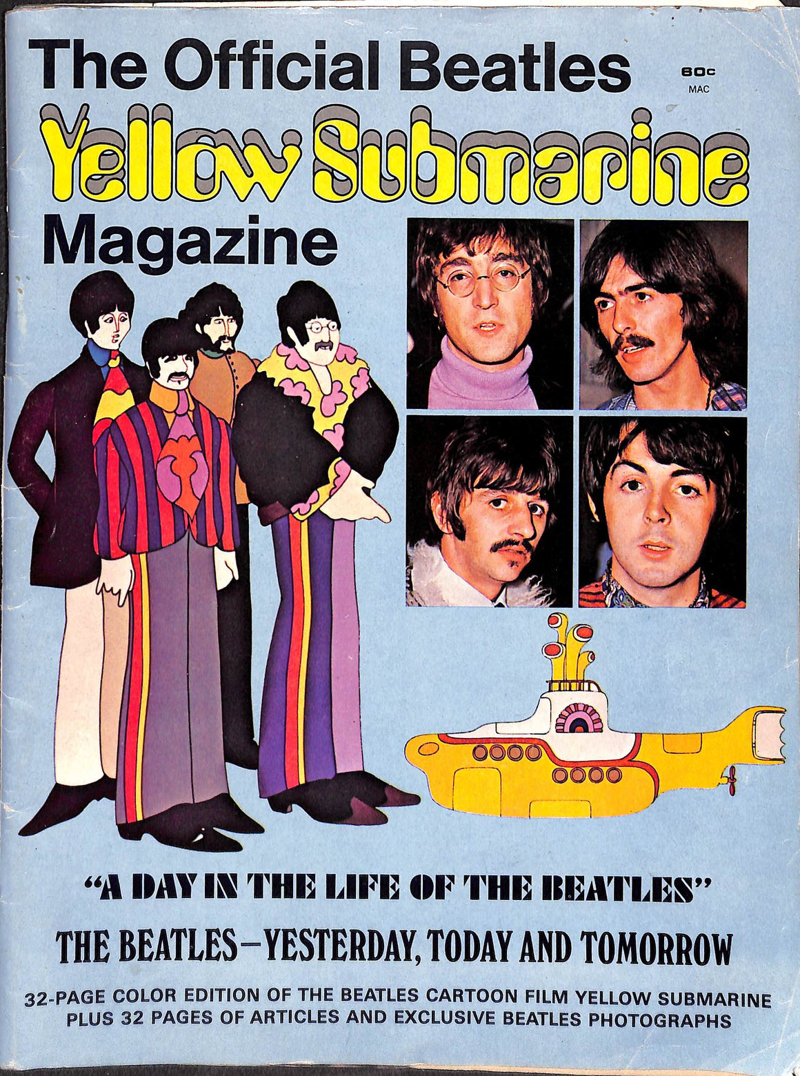 "The Official Beatles Yellow Submarine Magazine" 1969