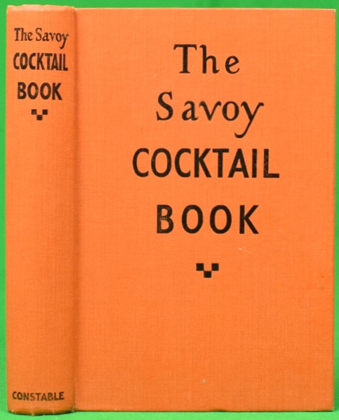 "The Savoy Cocktail Book" 1936 CRADDOCK, Harry [Inscribed!]