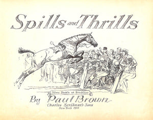 "Duel's End Maryland Hunt Cup" 1927 BROWN, Paul Desmond