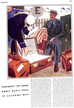 "Esquire The Magazine For Men" July 1934