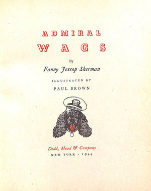 "Admiral Wags Of The U.S.S. Lexington" 1944 SHERMAN, Fanny Jessop (SOLD)