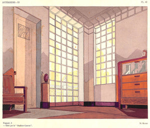 "Interieurs- III" 1925 MOUSSINAC, Leon