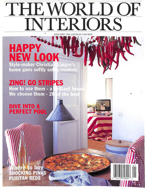 "The World Of Interiors" January 1996 (SOLD)