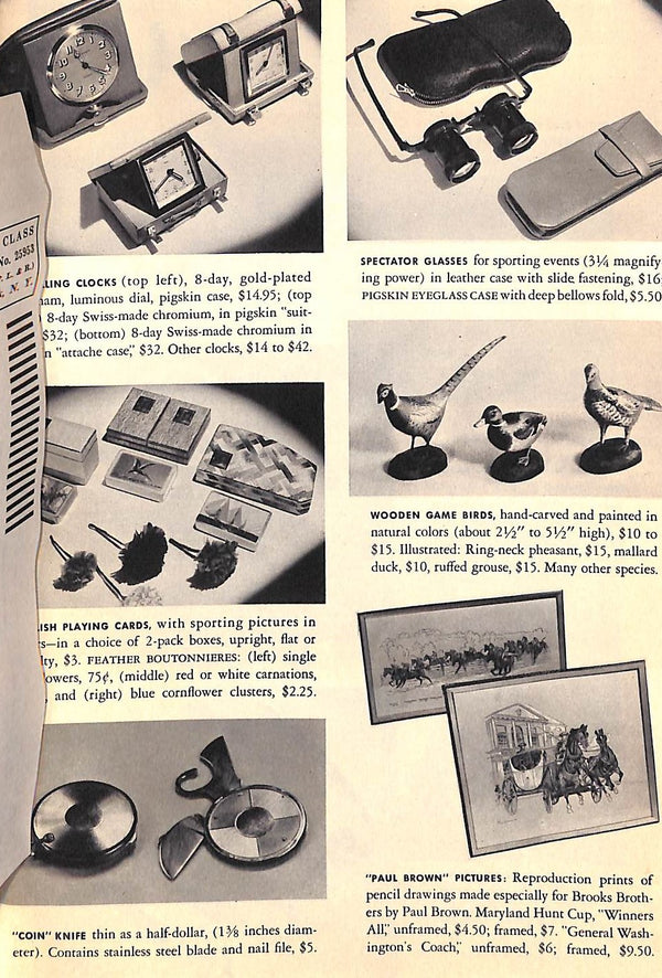 Brooks Brothers Illustrated Christmas Number 1939 Catalog