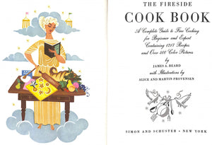 "The Fireside Cook Book" 1949 BEARD, James A.