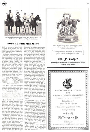 "Polo, The Magazine for Horsemen" September, 1932