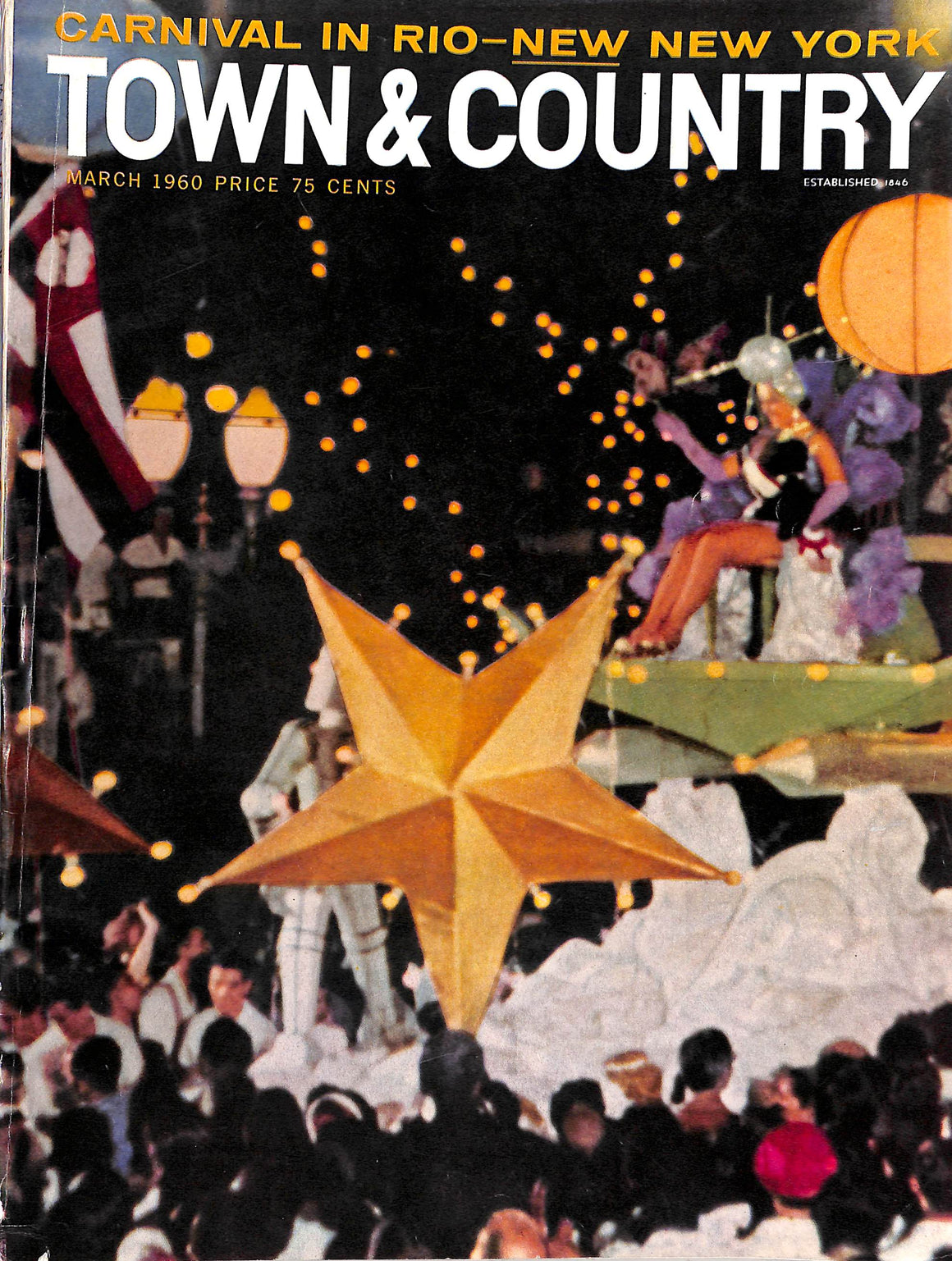 "Town & Country March 1960 Carnival In Rio- New New York" 1960
