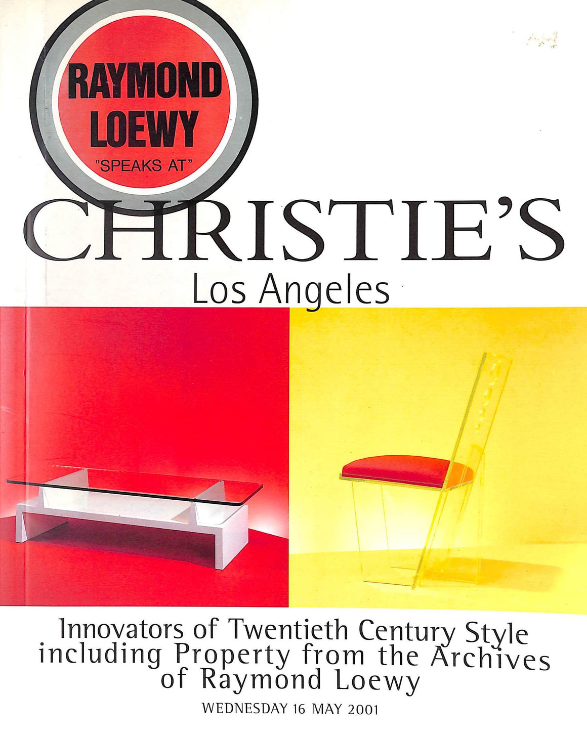 Innovators Of Twentieth Century Style Including Property From The Archives Of Raymond Loewy - 16 May 2001
