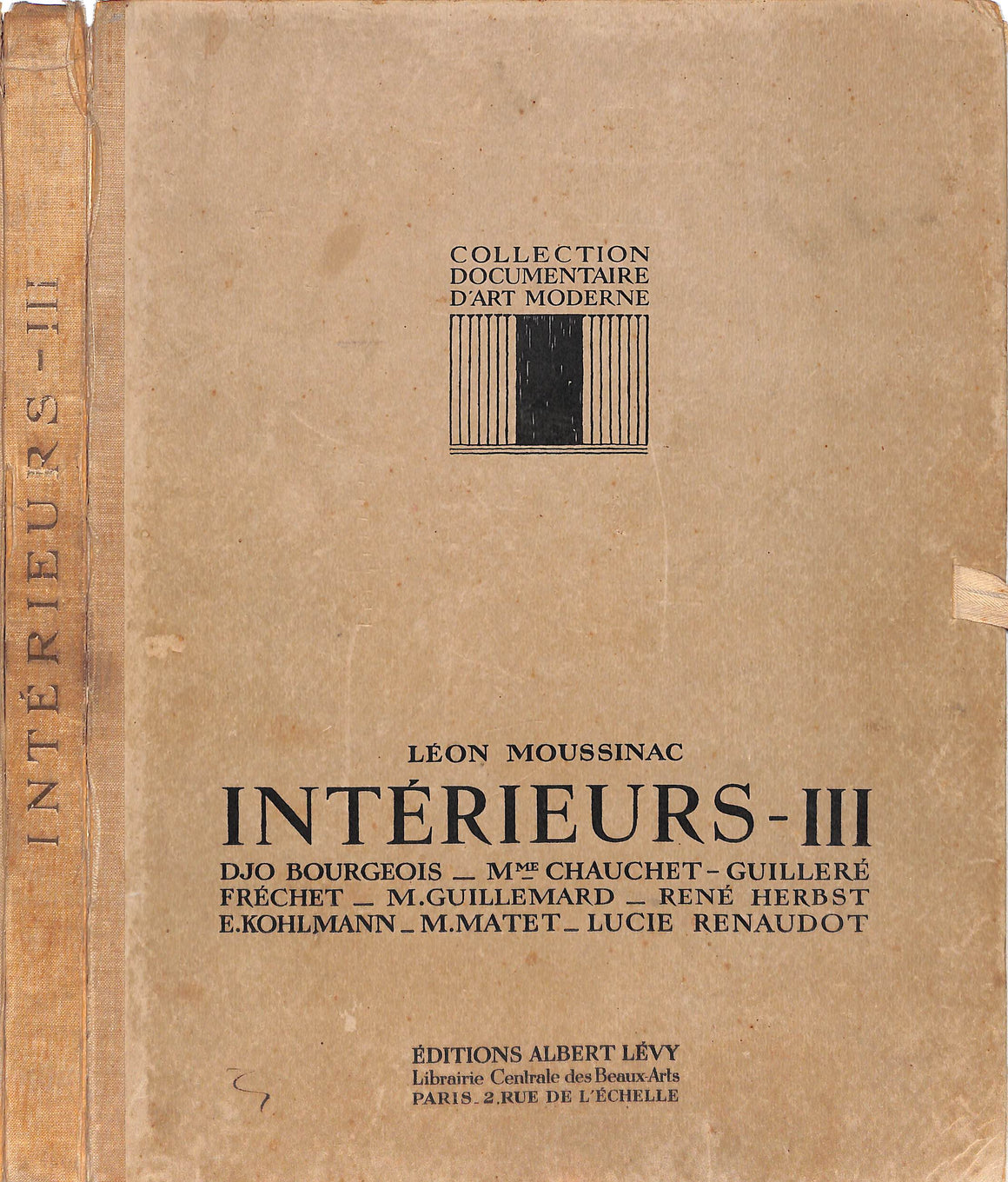 "Interieurs- III" 1925 MOUSSINAC, Leon
