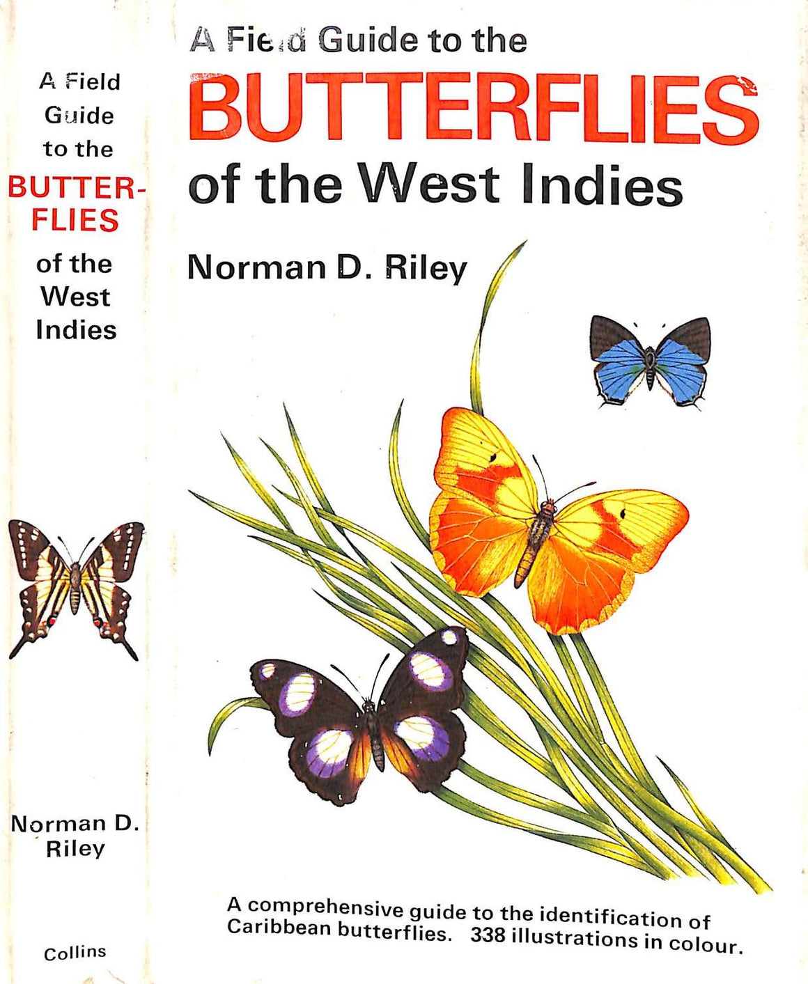 "A Field Guide To The Butterflies Of The West Indies" 1975 RILEY, Norman D.