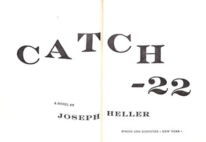 "Catch-22" 1961 HELLER, Joseph
