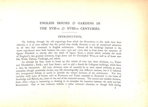 "English Houses & Gardens In The 17th And 18th Century A Series Of Bird's-Eye Views" 1908 KIP, HARRIS, BADESLADE
