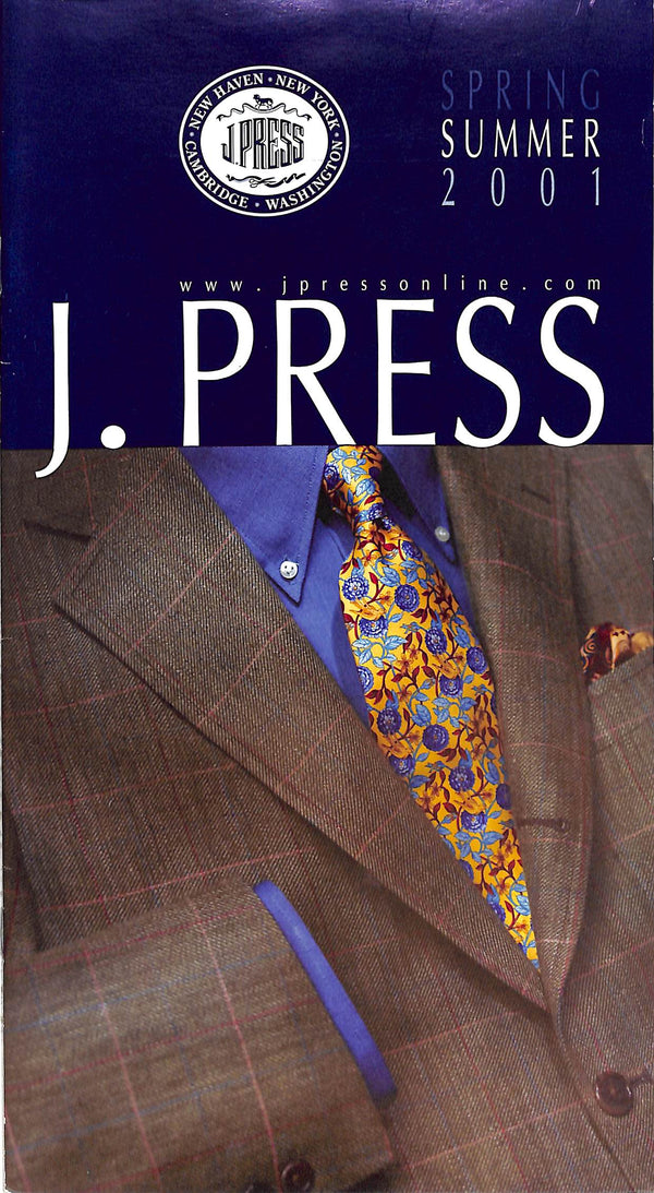 J. Press Spring Summer 2001 Catalog