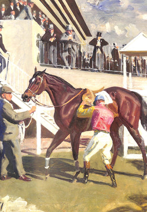 The Santa Anita Collection: Ten Highly Important Paintings By Sir Alfred J. Munnings From The Los Angeles Turf Club - December 1, 1998 Sotheby's (SOLD)