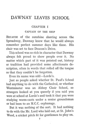 "Dawnay Leaves School" 1947 CLEAVER, Hylton