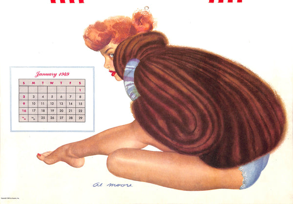 The 1949 Deluxe Esquire Girl Calendar