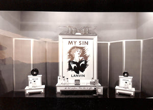 "Lanvin Paris c1950s Original Perfume Advertising Photo Artist Folio w/ 3-Ring Binder"