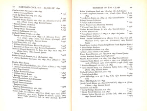 "Harvard College Class Of 1890 Fiftieth Anniversary Report 1930-1940"