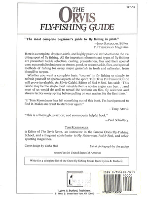 "The Orvis Fly-Fishing Guide" 1984 ROSENBAUER, Tom