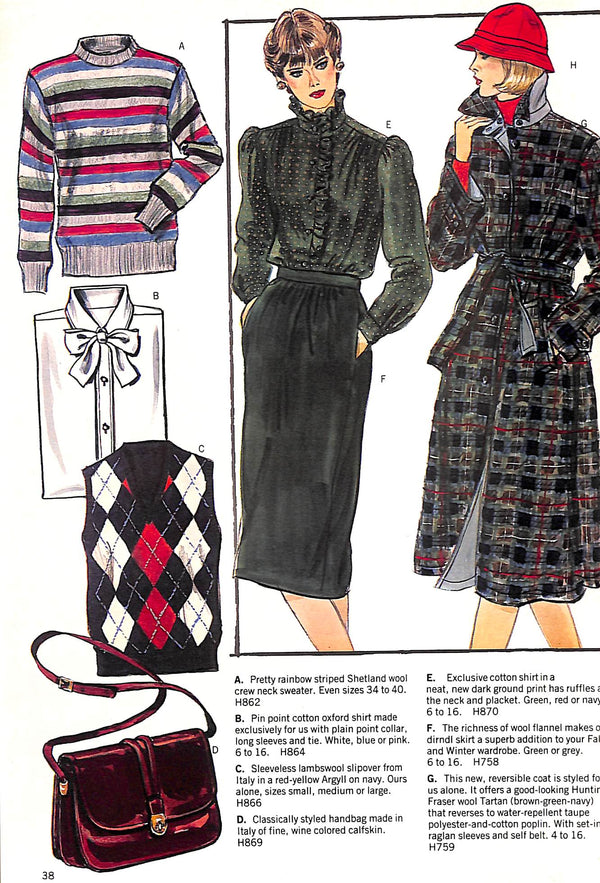 Brooks Brothers Fall And Winter 1982 Catalog