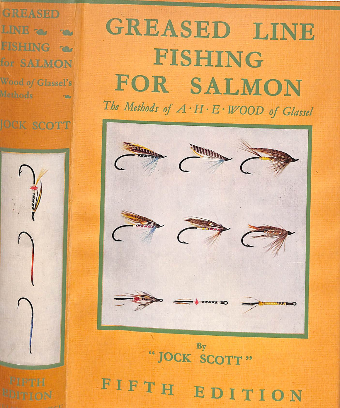 "Greased Line Fishing For Salmon" 1950 "Jock Scott"