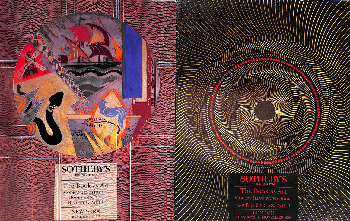 "The Book As Art: Modern Illustrated Books And Fine Bindings Part I & II" Sotheby's 1995